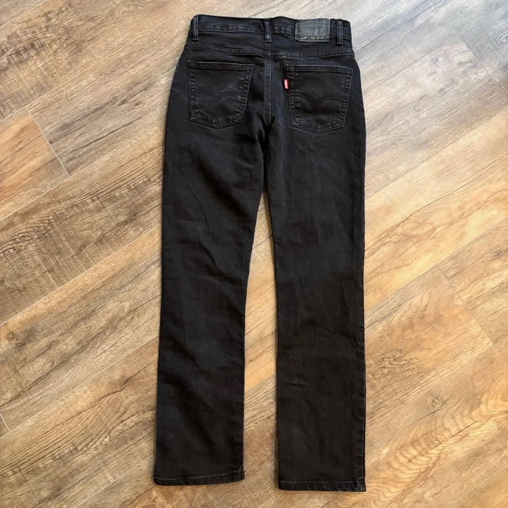 Levi's 511 Slim Kids Black Jeans Straight 14 Regular Boys or Girls Denim‎ Casual